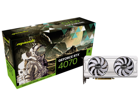 Manli GeForce RTX™ 4070 雪狐(M2559+N713)